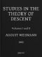 [Gutenberg 47849] • Studies in the Theory of Descent (Volumes 1 and 2)